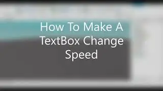 📦How To Make  A TextBox Change Speed🏃‍♂️ | 📜Roblox Scripting Tutorial