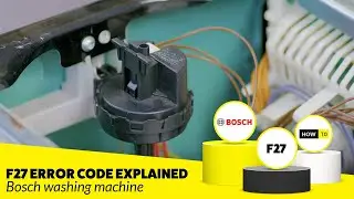 F27 Error Code on a Bosch Washing Machine - FIXED Quickly!