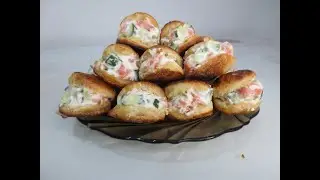 Закуска на праздничный стол.  Закуска с красной рыбой