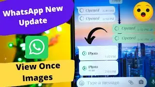 How to Send VIEW ONCE Photos in WhatsApp | how to send 1 time photo on whatsapp