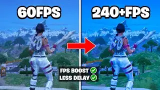 How To BOOST FPS & Fix FPS Drops in Fortnite - Chapter 5 Settings Guide!! (Easy Steps)