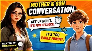 Mother and Son Conversation - Improve English Speaking Skills