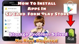 How To Download Apps In SD Card From Play Store || Without Root || EASY TRICK || 100% WORKING