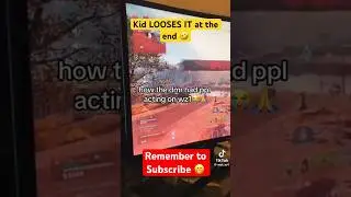 Kid LOOSES IT Playing Warzone 🤣