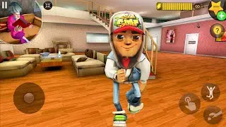 Playing as Jake Subway Surfer in Scary Teacher 3D Character Update