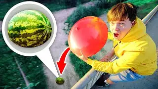 СМОЖЕТ ЛИ ШАРИК С ВОДОЙ РАЗБИТЬ АРБУЗ?