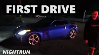 LEARNING HOW TO DRIVE STICK in a 350Z | NIGHTRUN