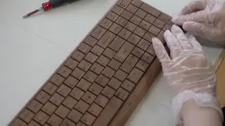 Tastatur aus Holz