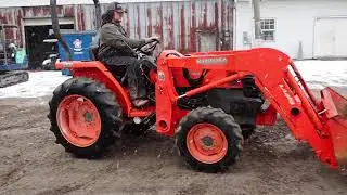 KUBOTA L3400 COMPACT TRACTOR WITH LOADER For Sale