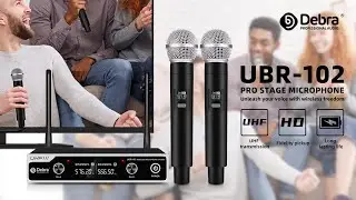 D Debra UBR-102 UHF Wireless Microphone System