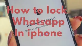 How to add lock in Whatsapp in iPhone   Free app lock for iPhone