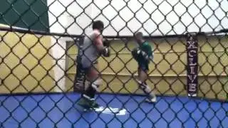 Daron cruickshank sparring