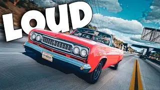 Highway Pulls with a loud V8 Mod!! | BeamNG