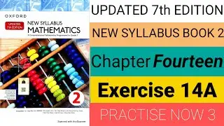 #Oxford Maths Updated 7th Edition #New Syllabus Mathematics Book2 #Practise Now 3 #Page 255