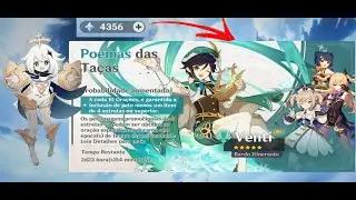 genshin impact -  GASTEI gemas ESSENCIAL em busca do VENTI, e deu 