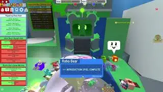 Roblox - Bee Swarm Simulator -  Start to Finish Repairing Robo Bear quest.  Beesmas 2022.