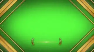 chromakey award show frame green screen