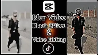 TikTok Trending Halo Blur & Black Effect Video Editing in Capcut app🔥 | Black Effect