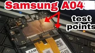 Samsung Galaxy A04 test points frp bypass  using pandora tool 100% working 