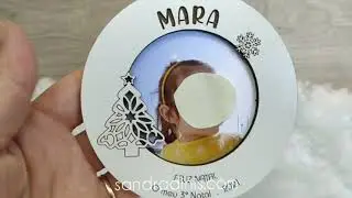 Bola Natal com Foto - Pinheiro de Natal