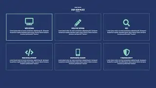 How To Create Responsive Our Services Section Using HTML & CSS