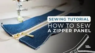 How to Sew a Zipper Panel for Bags | Beginner-Friendly Step-by-Step Tutorial