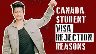 TOP 5 REASONS   STUDENT VISA REJECTION  International students in Canada  Student Permit Update 2021