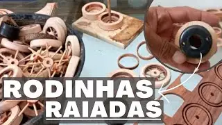 Como fazer rodinhas raiadas utilizando serra copo