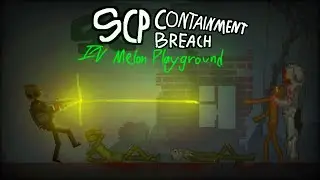 SCP CONTAINMENT BREACH IN MELON PLAYGROUND | SCP-173