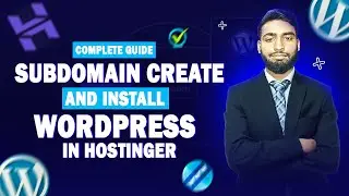 How to create a subdomain and install WordPress in Hostinger 2024