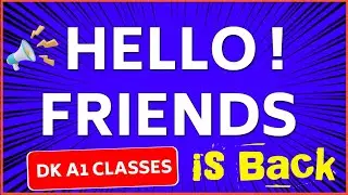 DK A1 CLASSES is Back || PTET 2023 || BSTC 2023||