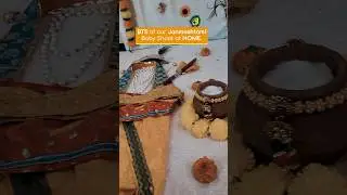 BTS Of Our Janmashtami Baby Photoshoot at Home with DIY Decor. #janmashtami #babyphotoshoot #diy
