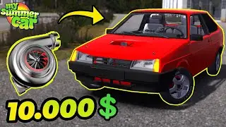 $10.000 TURBO LADA 2108 after ACCIDENT! | My Summer Car 