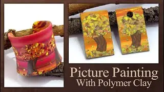 Picture Painting with Polymer Clay - A New Way to use the Watercolor Technique