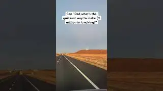 Quickest way to make 1 million dollars in trucking #truckerlife #trucking #owneroperator #owner #cdl