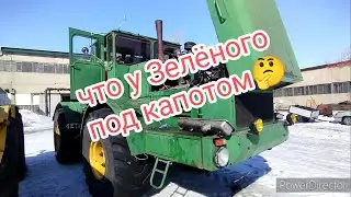 Зелёный Кировец.Выясняем причину добавления уровня в картере двигателя.Покраска продолжается.