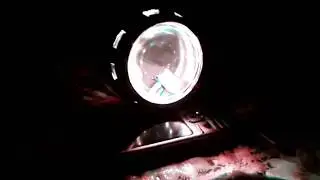 RGB подсветка в линзу или дьявольский глаз в би-линзу