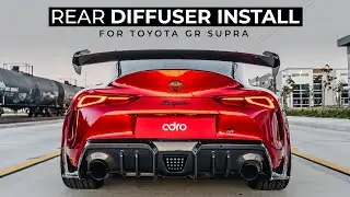 Toyota GR Supra Adro Rear Diffuser