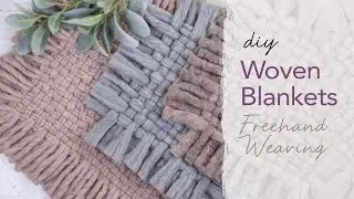 Easy to make Woven Prop Blanket using Freehand Weaving