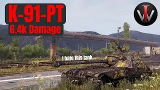 WoT || Replay Commentary || K-91-PT 6.4k dmg; 7 frags