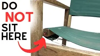 Restoring a broken & worn teak chair : trash to treasure | vintage furniture makeover