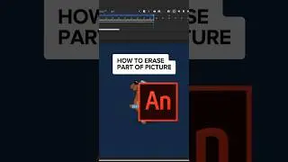 How to ERASE PART OF IMAGE? ✋🏻✏️#howtodraw #characteranimation #howtoanimate