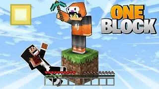I Survived ONE Block In Minecraft! | Survival Challenge In Hindi | Part #1