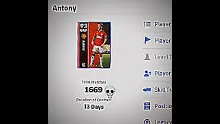 ANTONY 🐐 Underrated GOAT eFootball Mobile #antony #Football #shorts