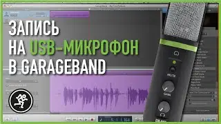 Запись на USB-микрофон в GarageBand на примере EM-USB