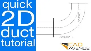 HVAC Training, Quick 2D CAD Tutorial