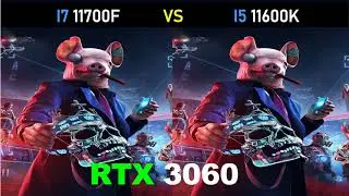 i7 11700F vs i5 11600K - RTX 3060 - Gaming Comparisons