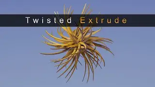 Twist extrusions in Blender with Twisted Extrude