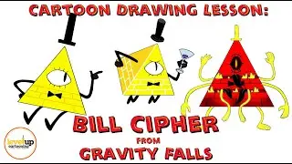 Cartoon Drawing Lesson  |  Bill Cipher