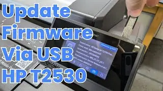 How to Update Firmware on HP DesignJet T2530 via USB | Step-by-Step 